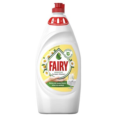 Płyn do mycia naczyń FAIRY Sensitive Rumianek z witaminą E 900 ml