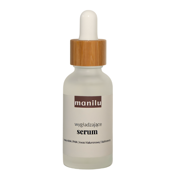 Manilu wygładzające serum do twarzy z kwasami - efekt baby face, 30 ml