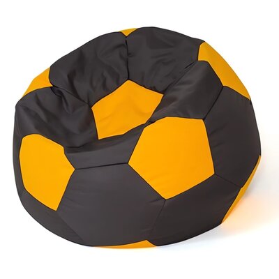 Pufa worek GO GIFT Piłka 10 L Czarno-żółty 80 cm