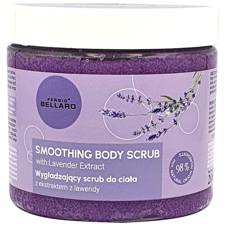 Fergio Bellaro Skin Food wygładzający scrub do ciała z ekstraktem z lawendy, 200 g