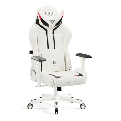Fotel gamingowy DIABLO CHAIRS X-Ray 2.0 Normal Size Biało-czarny