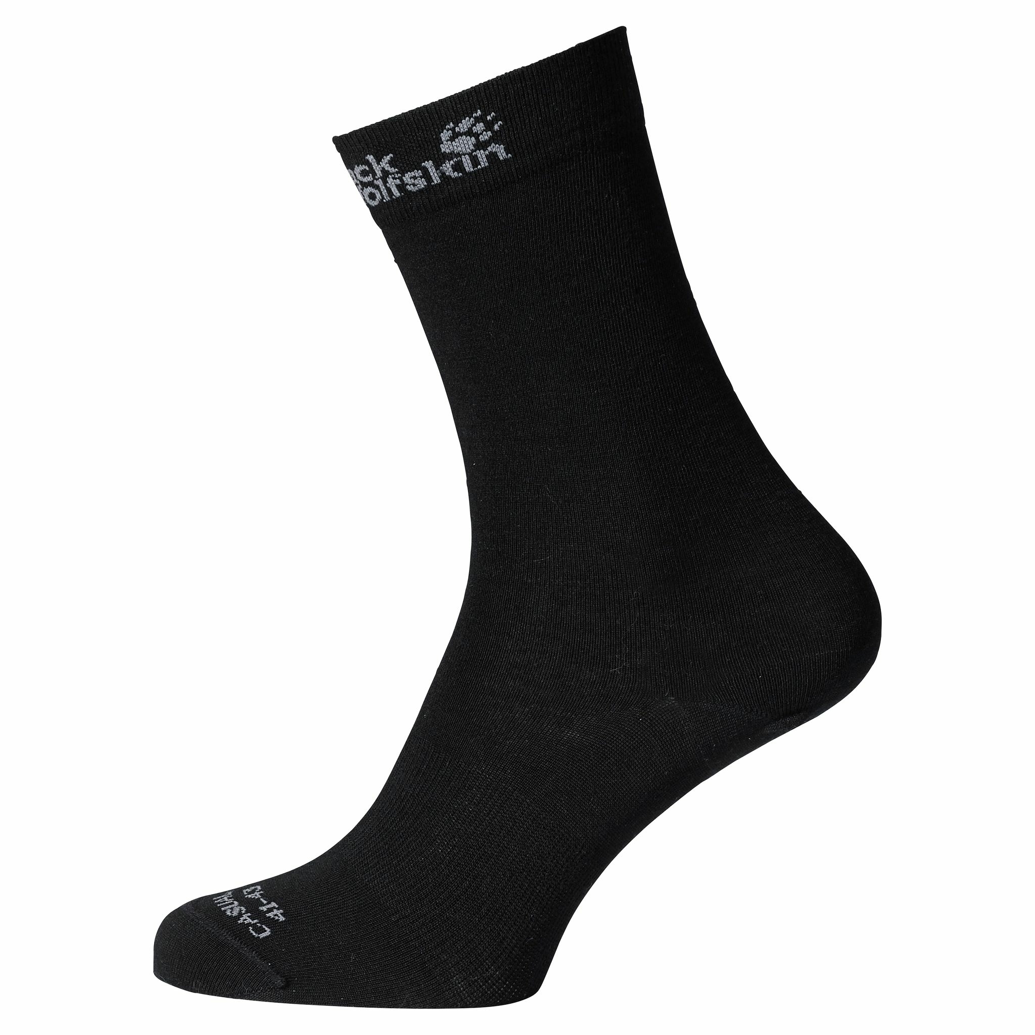 Skarpety Jack Wolfskin MERINO CLASSIC CUT SOCKS black - 47-49