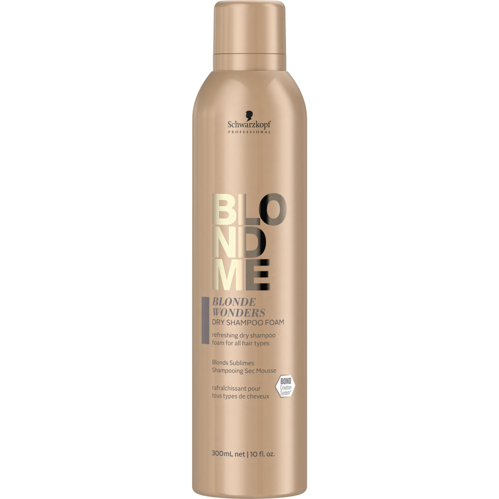 Schwarzkopf Professional BlondMe Blonde Wonders suchy szampon do włosów blond w piance, 300 ml