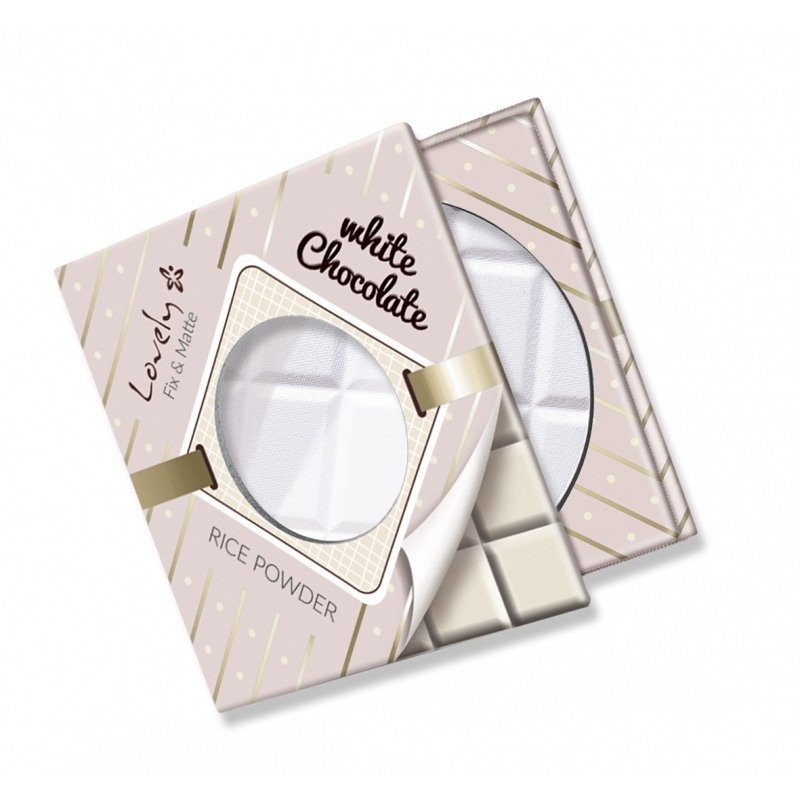 Lovely White Chocolate Rice Powder transparentny puder ryżowy do twarzy, 9 g
