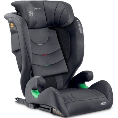 Fotelik samochodowy NUKIDO Louis Soft i-Size 100-150 cm (15-36 kg) Szary