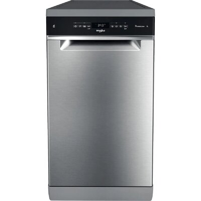 Zmywarka WHIRLPOOL WSFO3T1256PCX 6.Zmysł Autootwieranie drzwi 45cm Inox