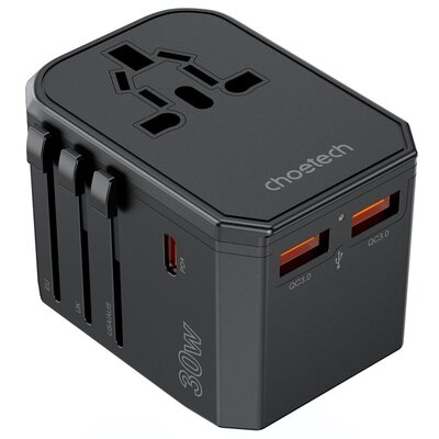 Ładowarka podróżna CHOETECH PD6041 30W Czarny