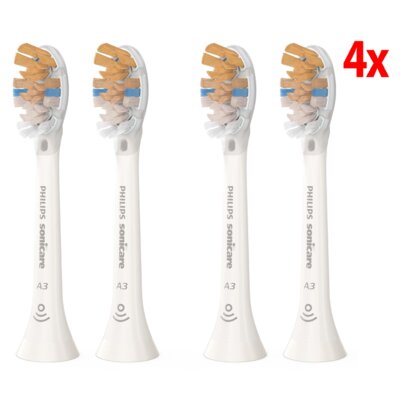 Oryginalne końcówki Philips Sonicare HX9094/10 Miękkie włókna (4 szt. zapas na rok) (Kompleksowa zaawansowana pielęgnacja)