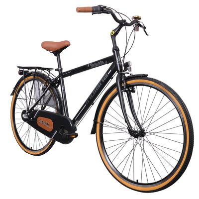 Rower miejski INDIANA Storica 140 3B M21 28 cali męski Czarny