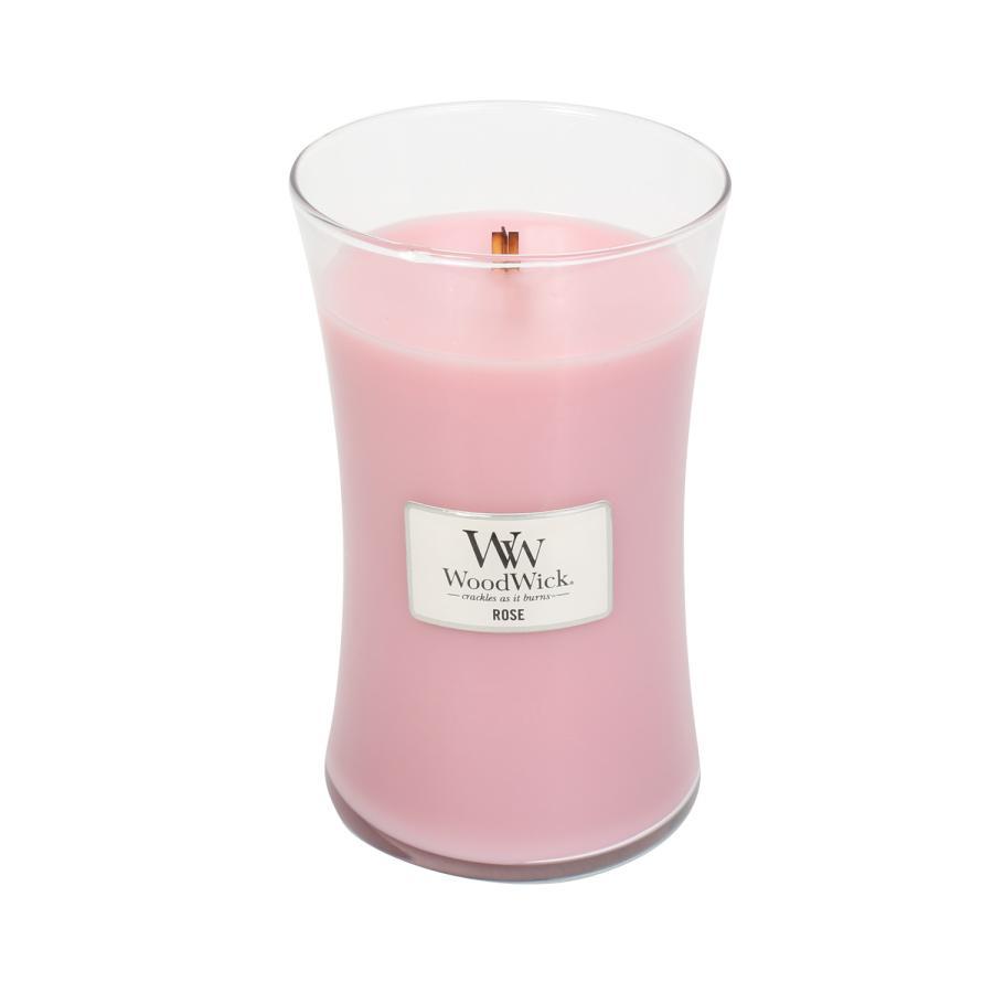 WoodWick - Świeca Duża Rose 120h