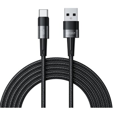 Kabel USB - USB-C TECH-PROTECT UltraBoost 66W/6A 3 m Szary
