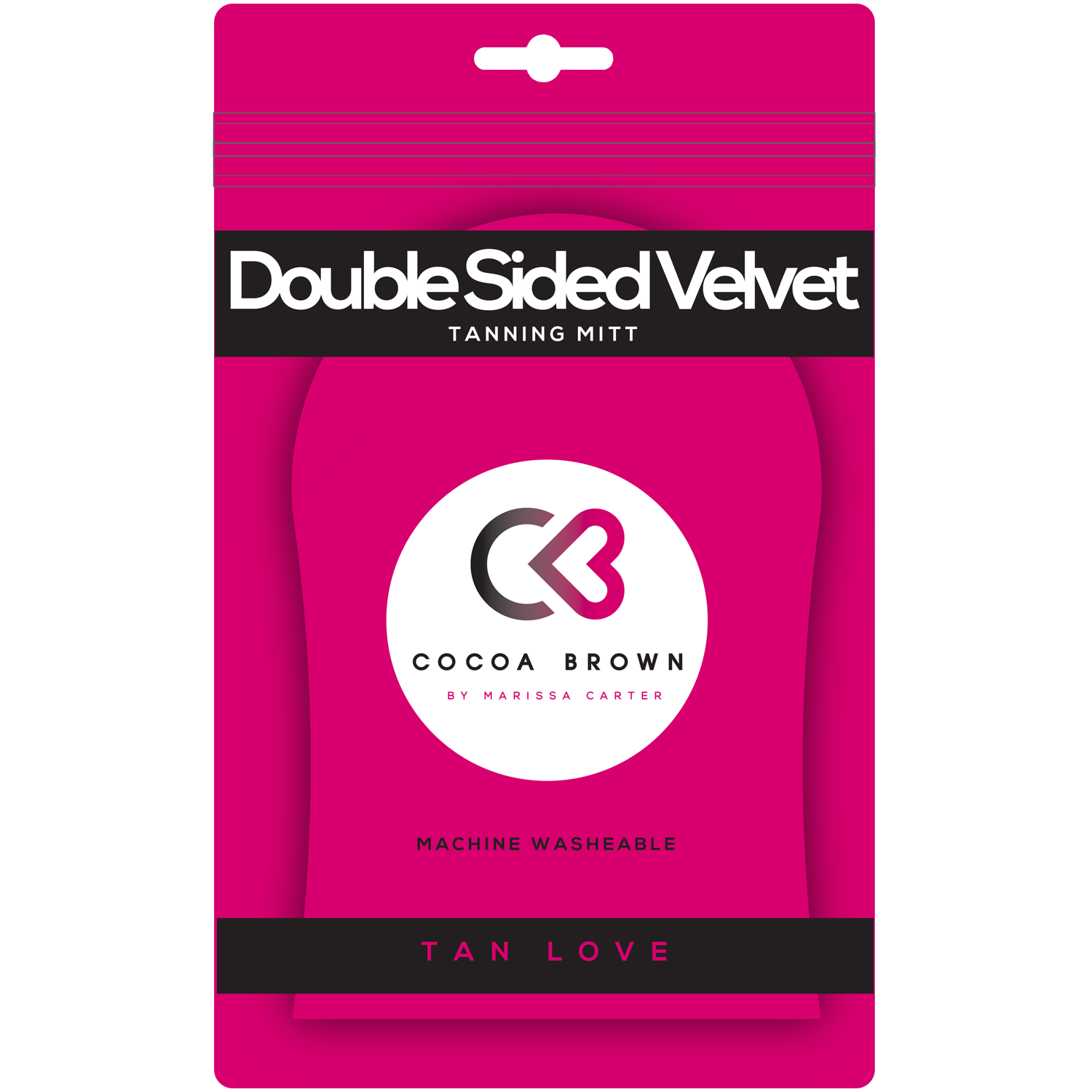 Cocoa Brown Double Sided Velvet dwustronna rękawica do aplikacji samoopalacza, 1 szt.