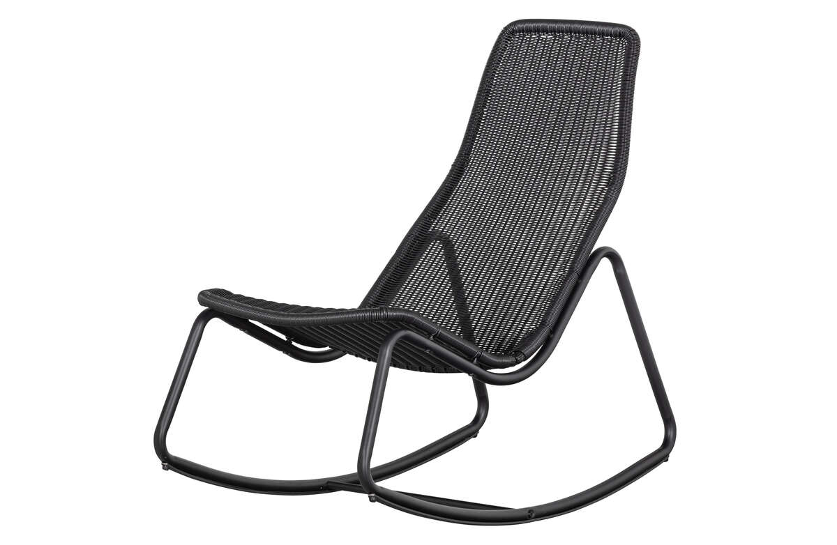 Woood - Fotel bujany Tom (czarny)