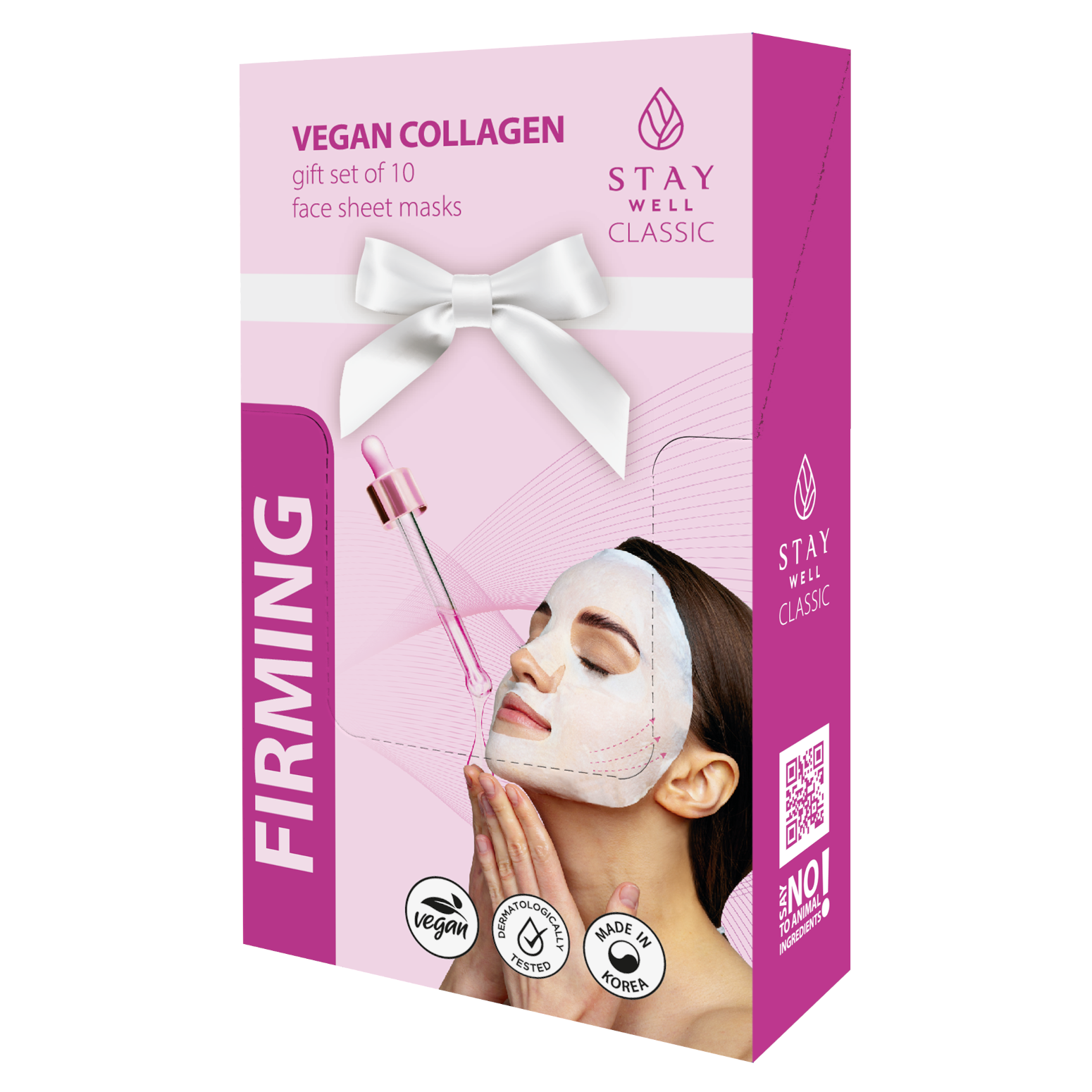 Stay Well Firming ujędrniająca maska z wegańskim kolagenem do twarzy, 10 szt./1 opak.