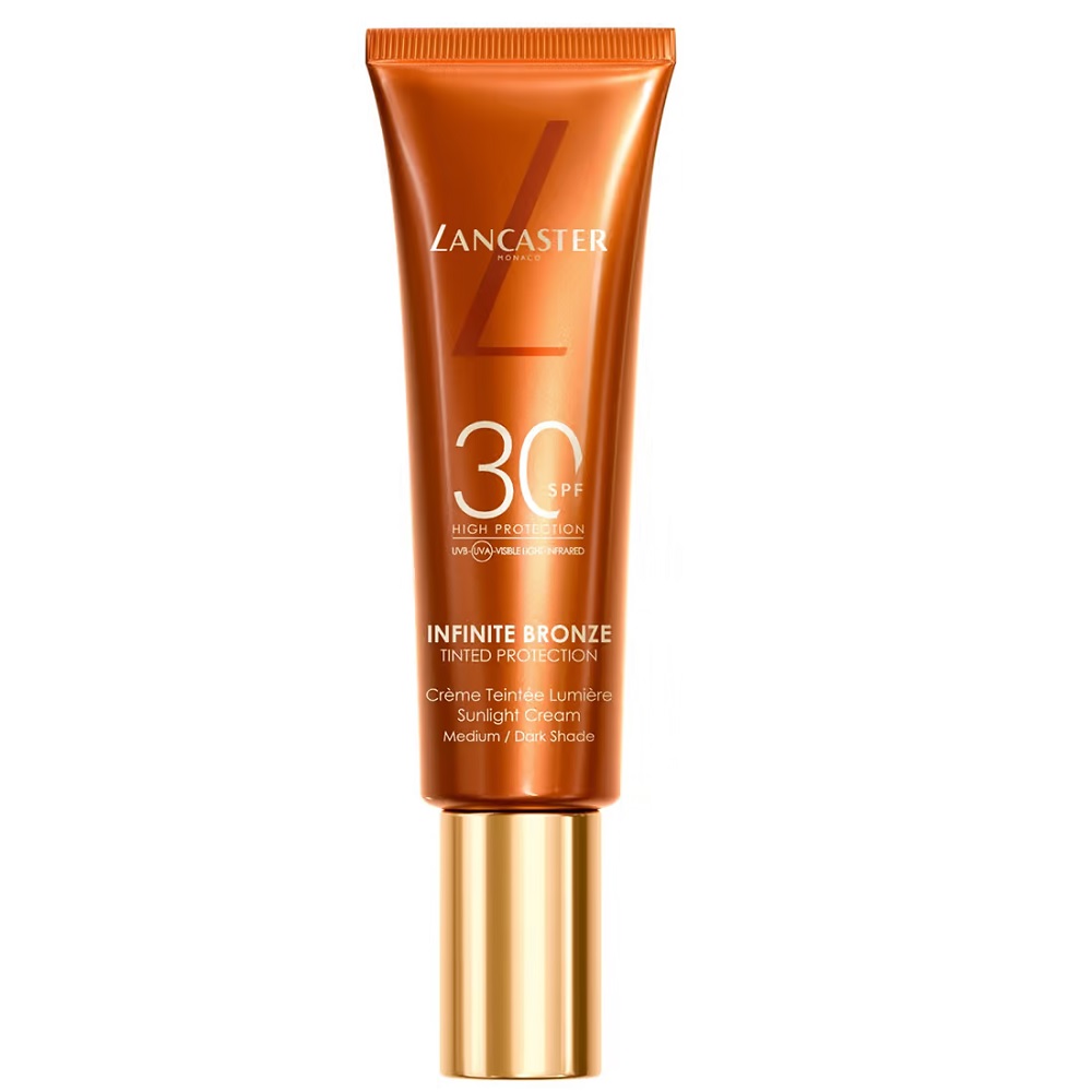 Lancaster Infinite Bronze Tinted Protection Sunlight Cream SPF30 tonujący krem przeciwsłoneczny z filtrem SPF30, 50 ml