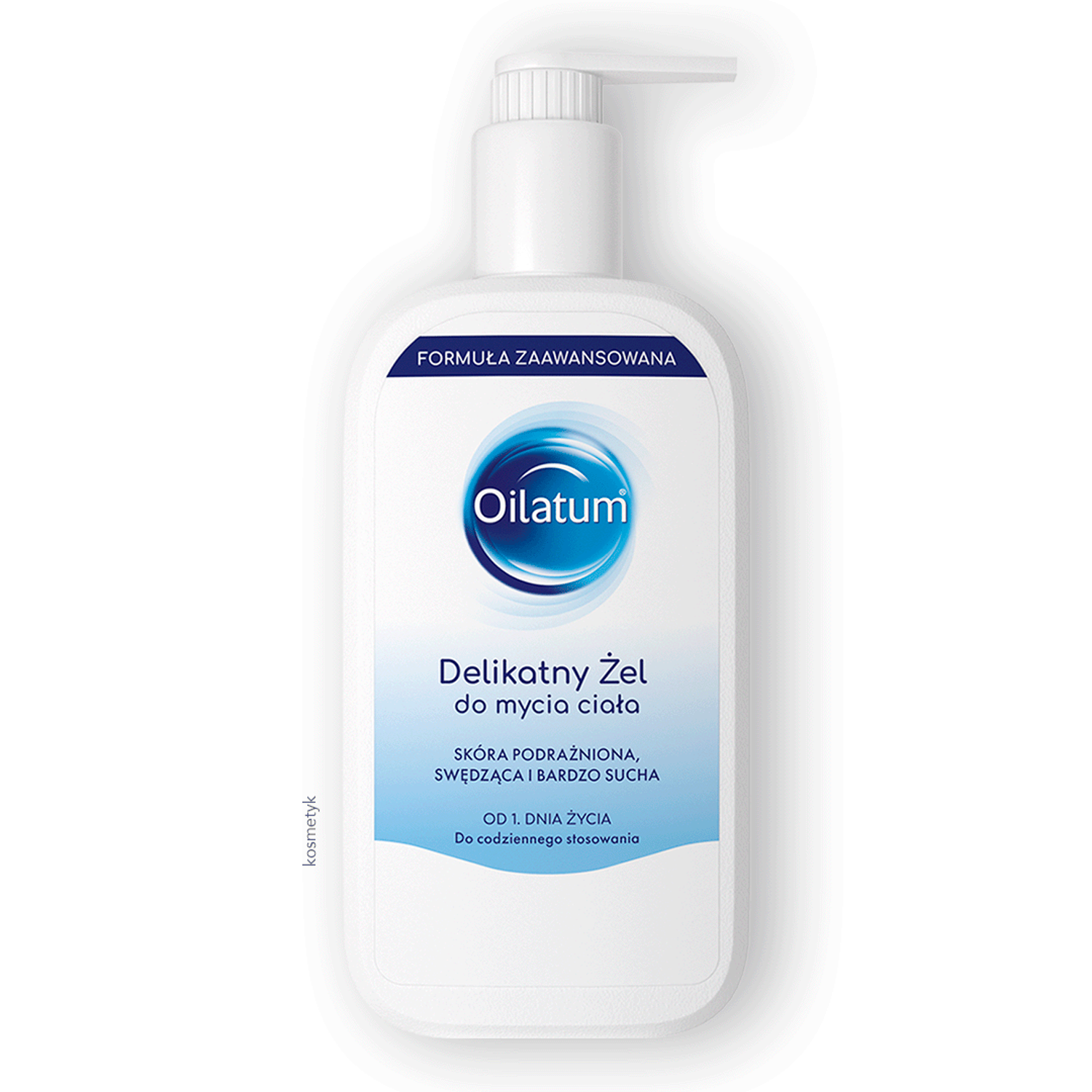 Oilatum Formuła Zaawansowana delikatny żel do mycia ciała, 400 ml