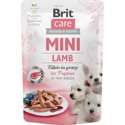 Karma dla psa BRIT Care Puppy Mini Jagnięcina 85 g