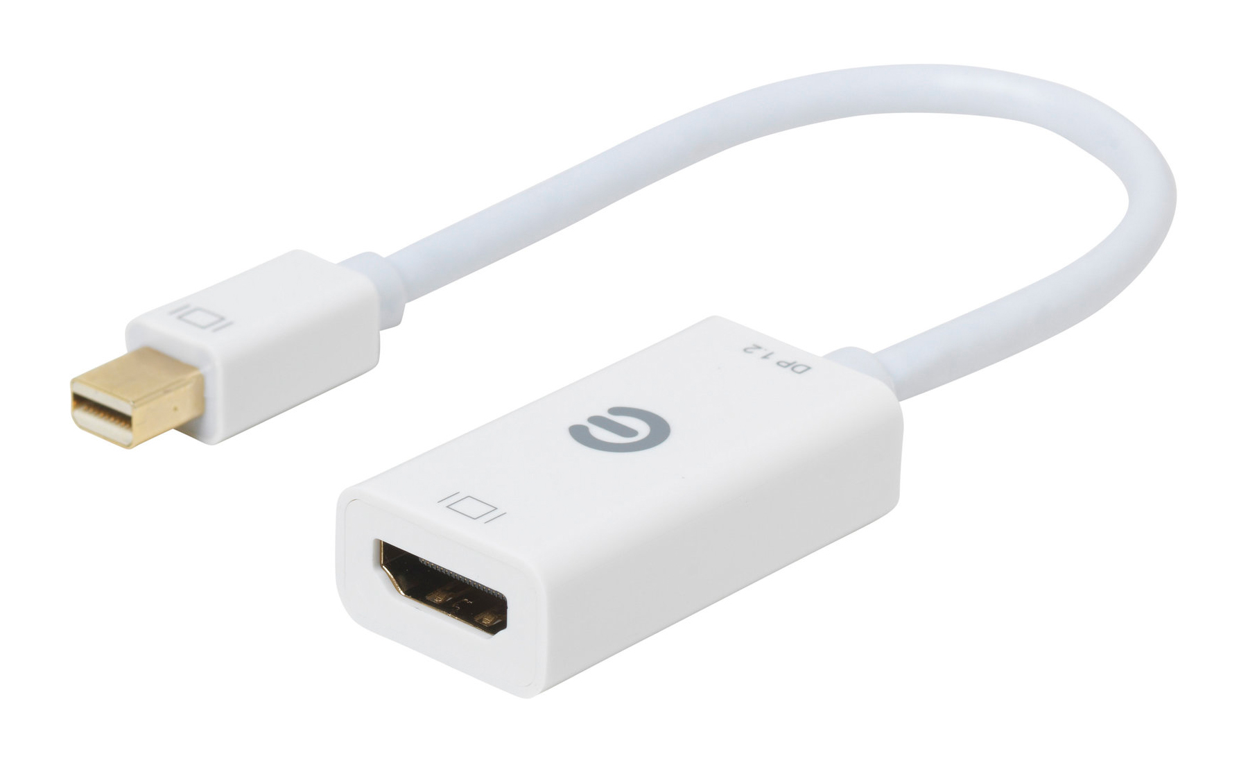 Adapter eSTUFF miniDisplayPort - HDMI. Produkt w kolorze Białym
