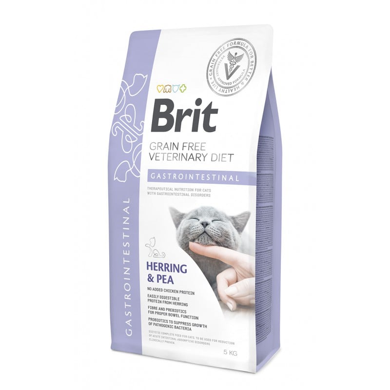 Karma dla kota BRIT Grain Free Veterinary Diets Cat Gastrointestinal 5 kg