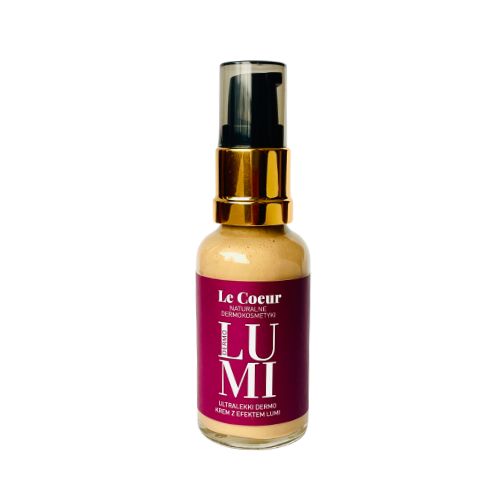 Le Coeur Dermo Lumi ultralekki dermokrem z tripeptydem miedziowym i efektem Lumi, 30 ml