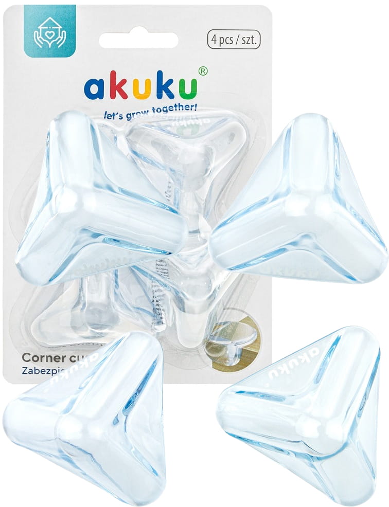 Zabezpieczenia narożników silikonowe na kanty Akuku 4szt