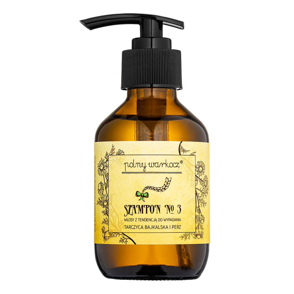 Polny Warkocz szampon no3 włosy z tendencją do wypadania tarczyca bajkalska i perz, 150 ml