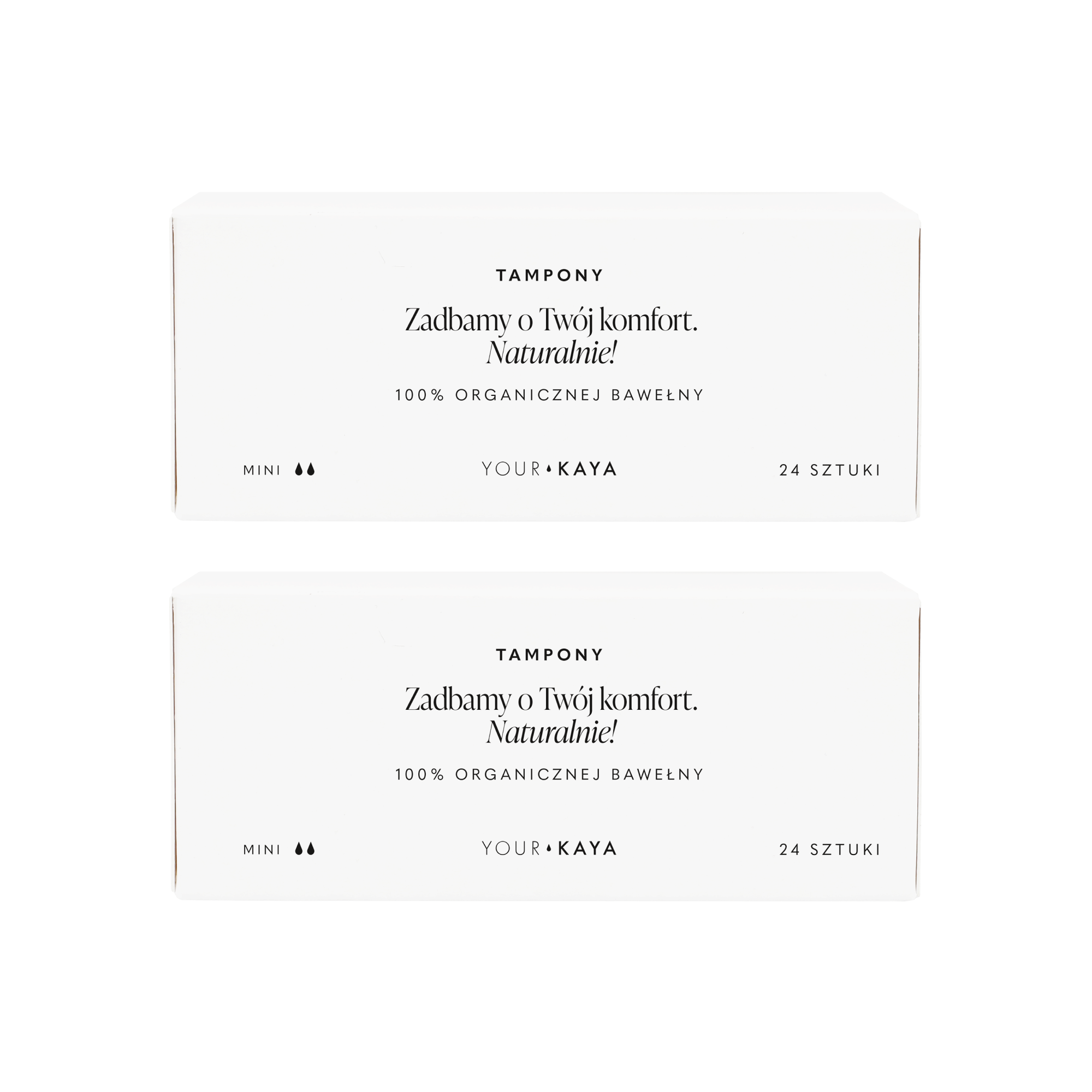 Your Kaya zestaw: tampony mini, 2x24 szt.