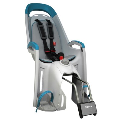 Fotelik rowerowy HAMAX Amaze Tylny Rura podsiodłowa Szaro-niebieski