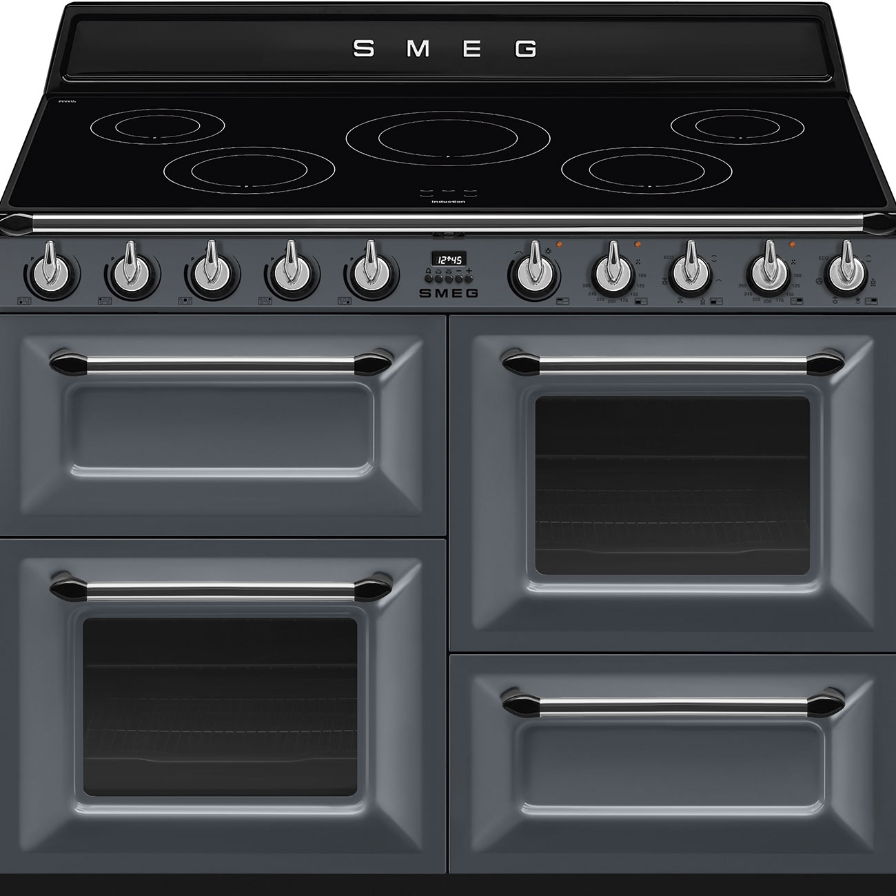 Smeg - Kuchnia wolnostojąca Victoria TR4110IGR2 Niebieskoszara