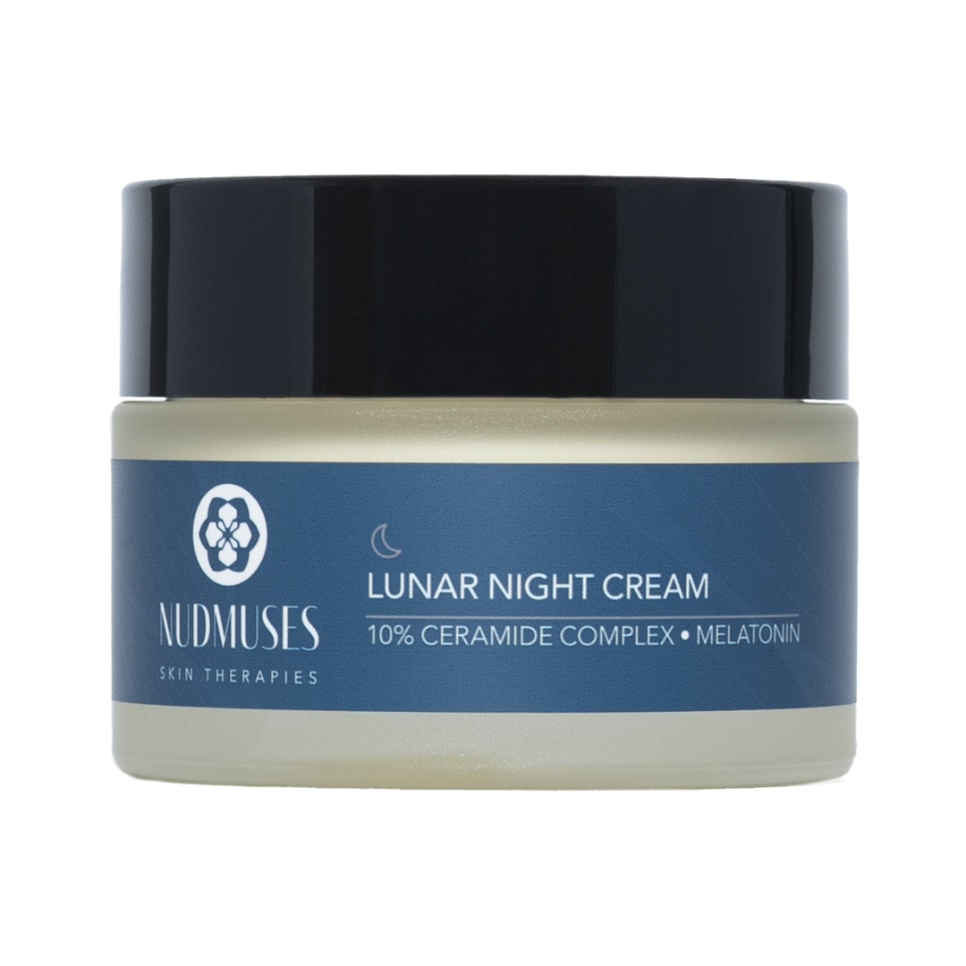 Nudmuses Lunar Night Cream regenerujący krem do twarzy na noc z ceramidami i melatoniną, 50 ml