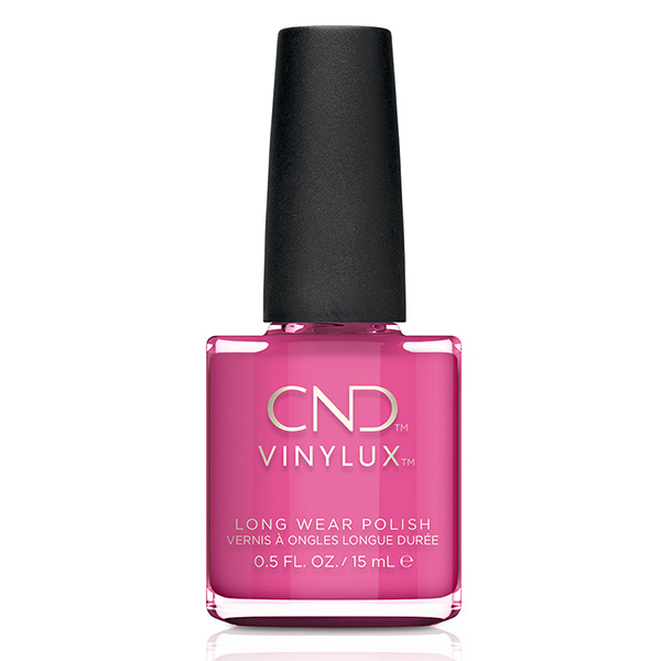 CND Vinylux długotrwały, odżywczy i szybkoschnący lakier do paznokci Hot Pop Pink 121, 15 ml