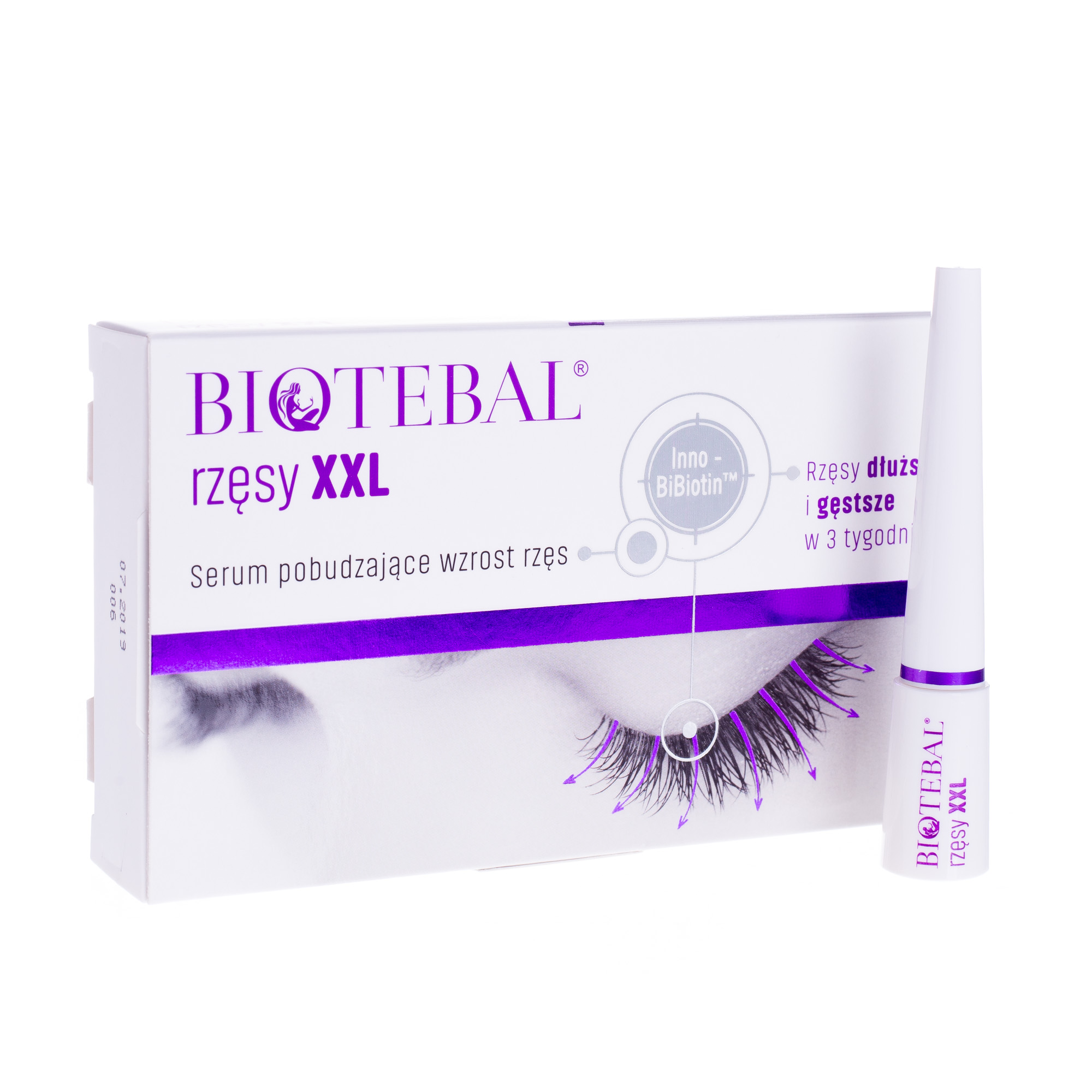 BIOTEBAL rzęsy XXL, serum pobudzające wzrost rzęs, 3 ml