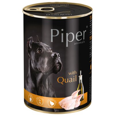 Karma dla psa PIPER Animals z przepiórką 400 g