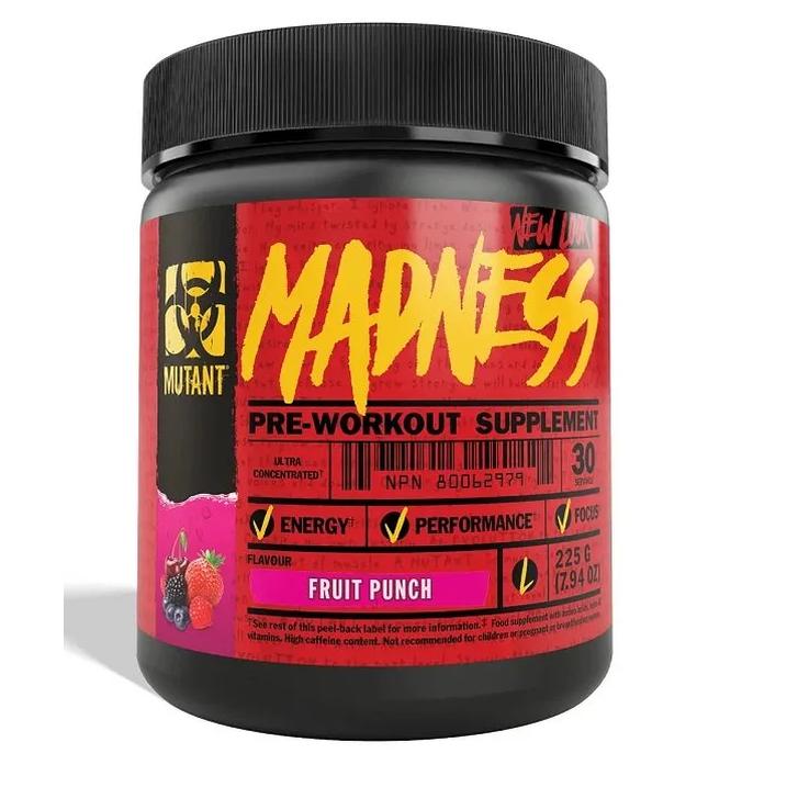 Mutant Madness suplement diety, Fruit Punch, 225 g