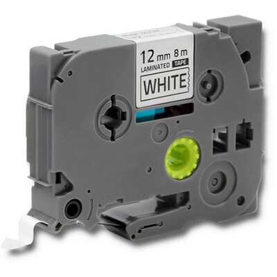 Taśma QOLTEC do Brother TZe-231 12 mm x 8 m Biały