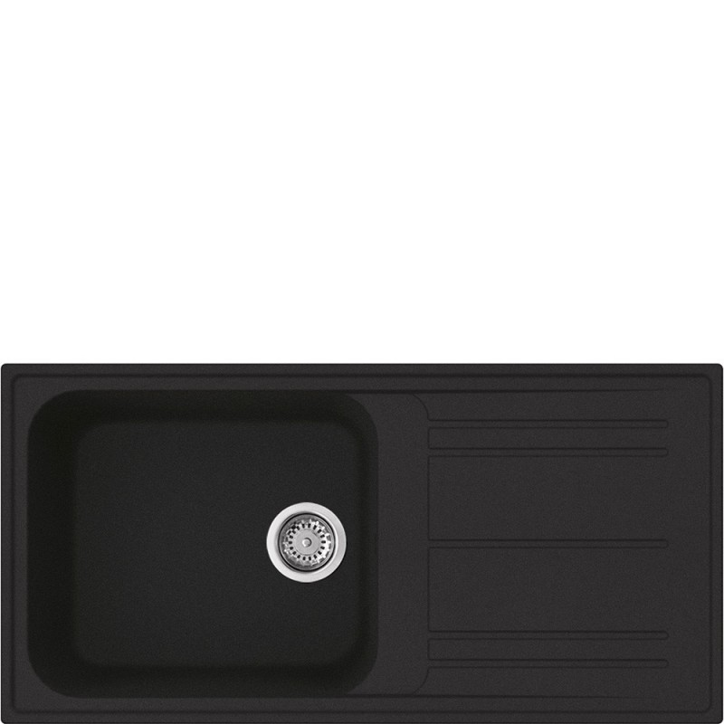 Smeg - Zlewozmywak wpuszczany w blat LZ150A2 Rigae Antracytowy