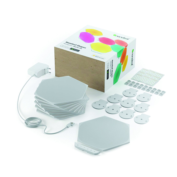 Nanoleaf Shapes Hexagons Smarter Kit - panele świetlne (9 paneli + 1 kontroler)