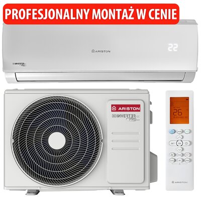 Klimatyzator Split, Pompa ciepła powietrze - powietrze ARISTON Alys C-25 z usługą montażu