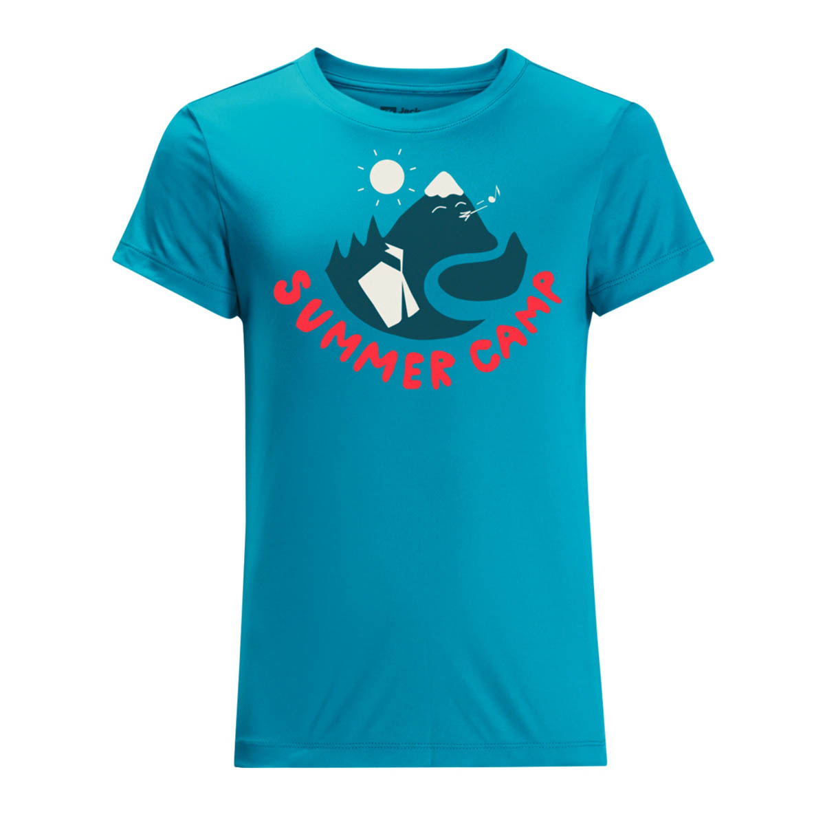 Koszulka dziecięca Jack Wolfskin SUMMER CAMP T K everest blue - 92