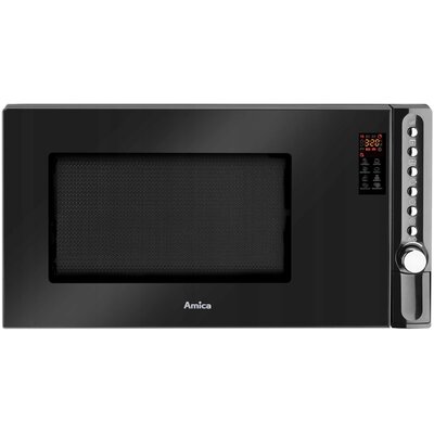 Kuchenka mikrofalowa AMICA AMGF23E1GB 900W średnica 27 cm pojemność 23 L MultiWave System Czarny