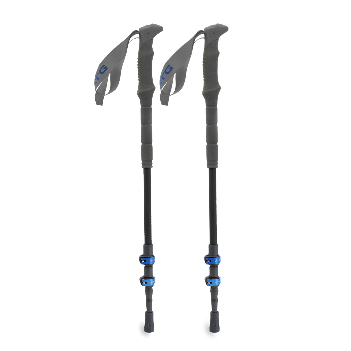 Kije trekkingowe Pinguin Carbon FL Foam blue - ONESIZE