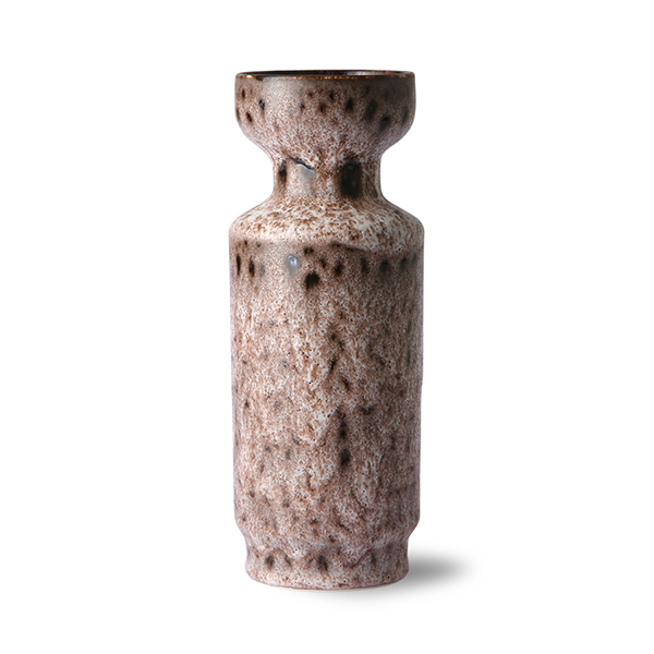 HK Living - Ceramiczny wazon Lava (brązowy)