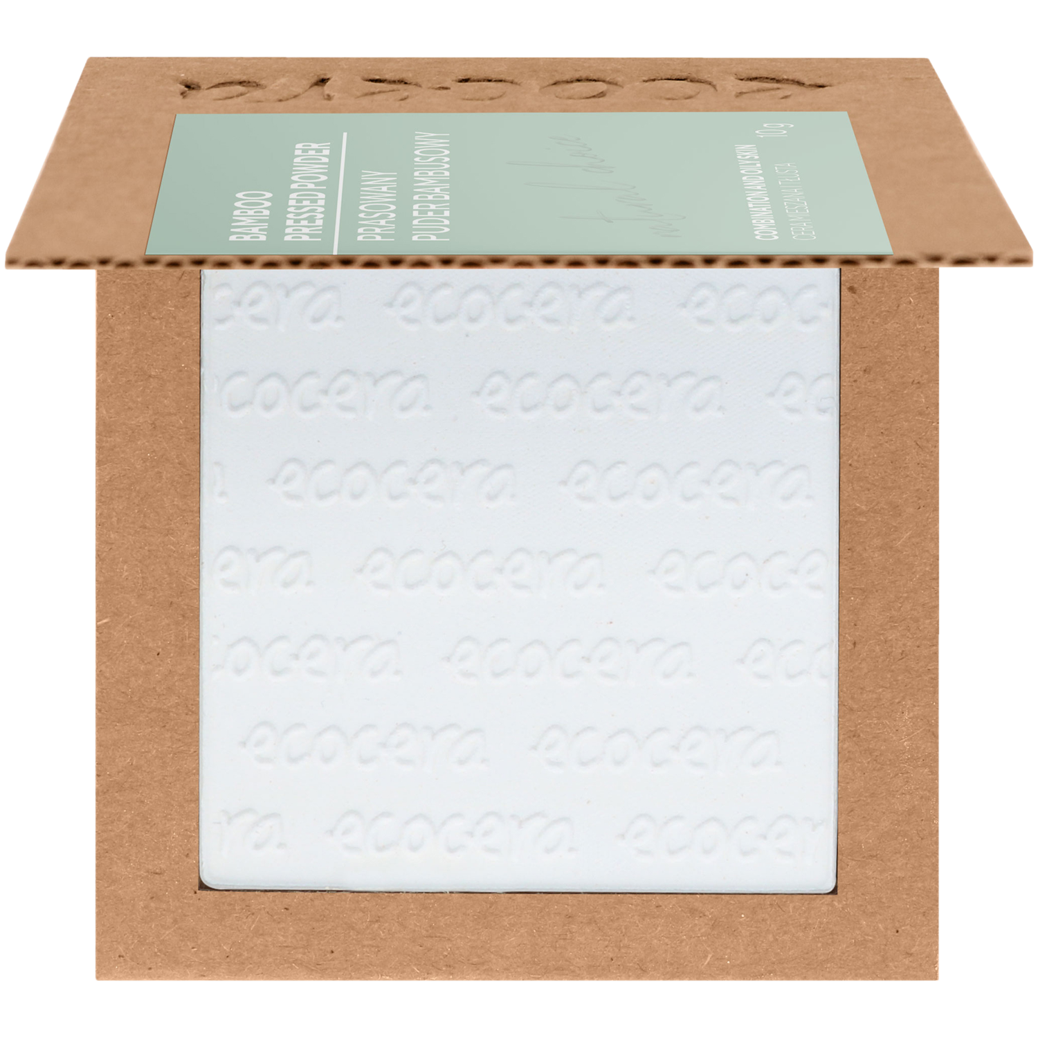 Ecocera Bamboo prasowany puder bambusowy do twarzy, 10 g