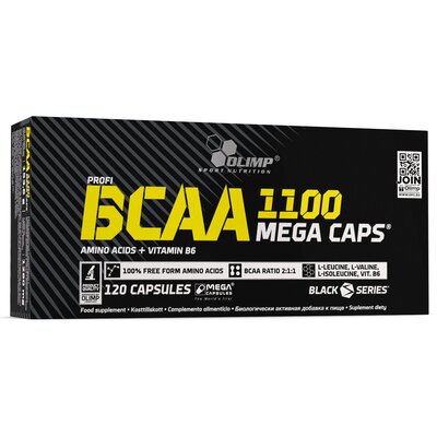 Aminokwasy BCAA OLIMP 1100 Mega Caps (120 kapsułek)