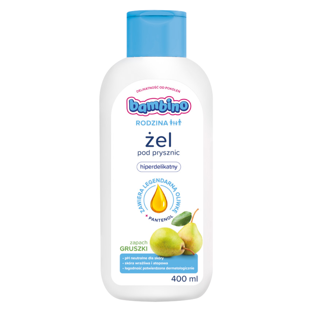 Bambino Rodzina żel pod prysznic o zapachu gruszki, 400 ml