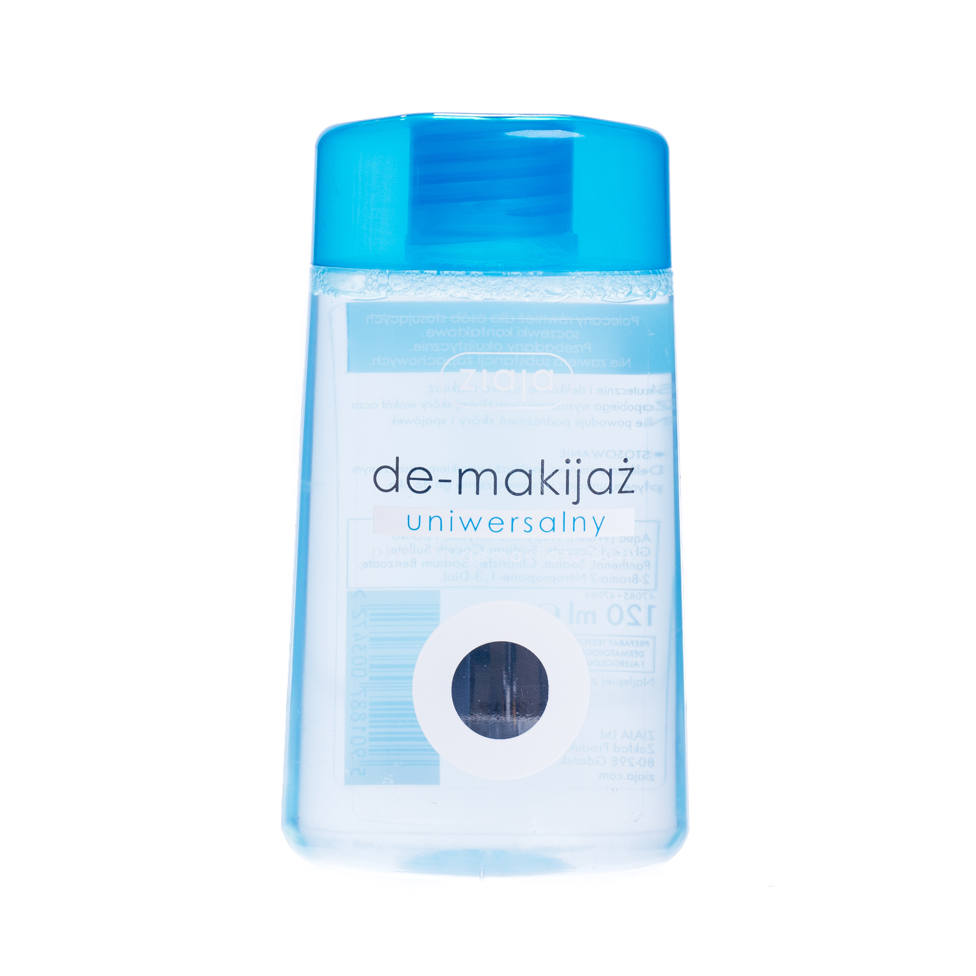 Ziaja De-makijaż, uniwersalny płyn do demakijażu, 120 ml