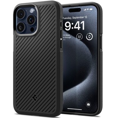 Etui SPIGEN Core Armor do Apple iPhone 15 Pro Czarny matowy