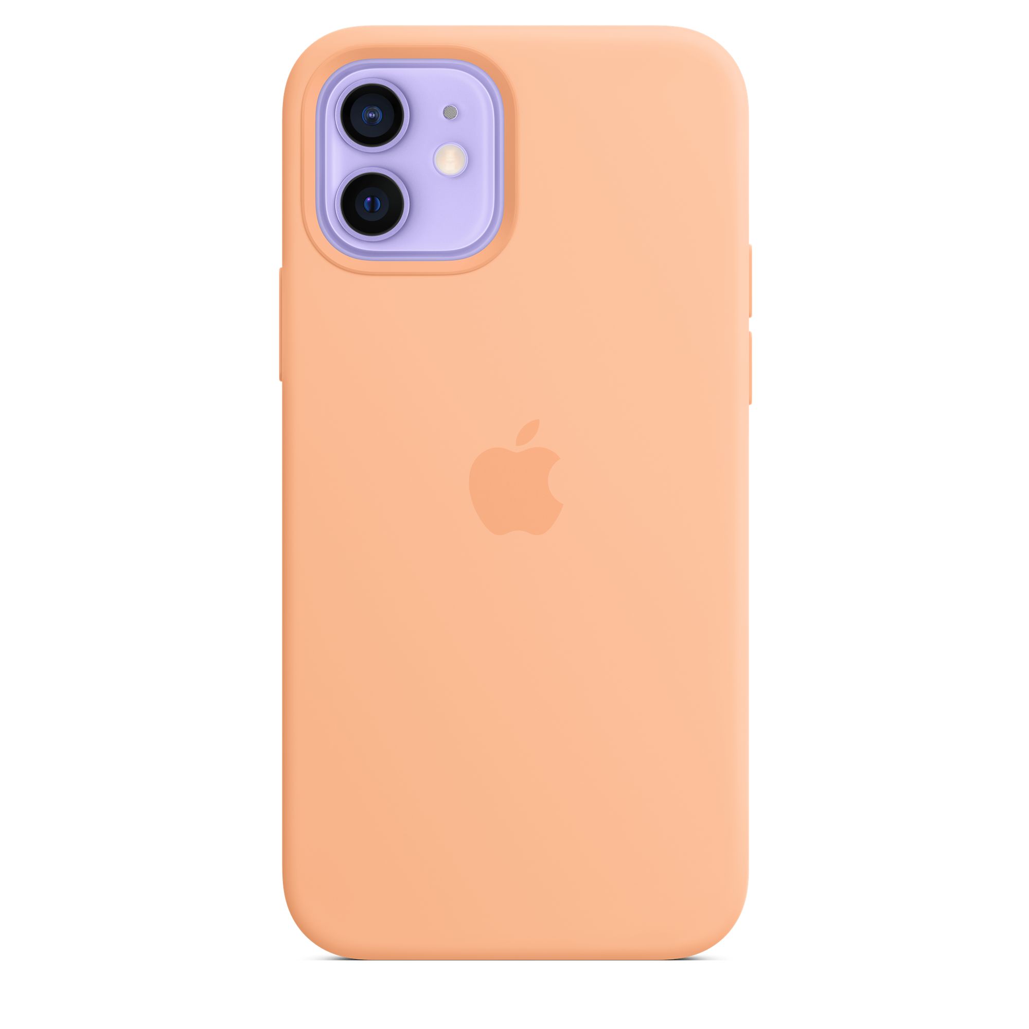 Apple Silikonowe etui z MagSafe do iPhone'a 12 | 12 Pro - melonowe