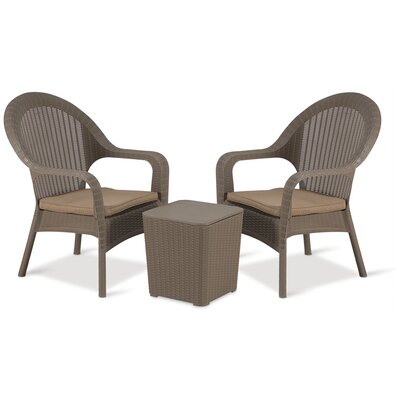 Zestaw mebli ogrodowych VOLTENO SP7AZW-5 Brązowy