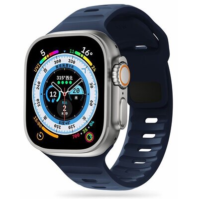Pasek TECH-PROTECT IconBand Line do Apple Watch 4/5/6/7/8/9/SE (38/40/41mm) Granatowy